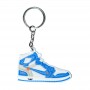 Air Jordan 1 x Off White University Blue Silicone Keychain | La Sneakerie