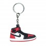 Air Jordan 1 Bred Toe Silicone Keychain | La Sneakerie