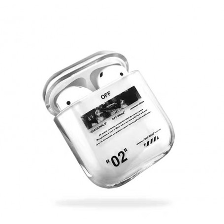 Étui AirPods Off White "02" | La Sneakerie