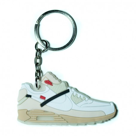 Porte-Clés Silicone Air Max 90 x Off White - The Ten | La Sneakerie