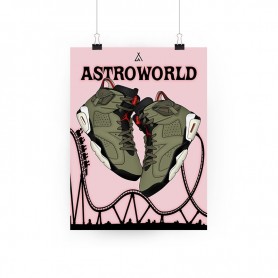 Poster Air Jordan 6 x Travis Scott Poster Air Jordan 6 x Travis Scott | La Sneakerie