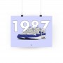 Air Max 1 OG Blue Poster | La Sneakerie