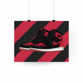 Poster Air Jordan 1 Banned Poster Air Jordan 1 Banned | La Sneakerie