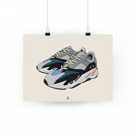 Poster Yeezy Boost 700 Wave Runner | La Sneakerie