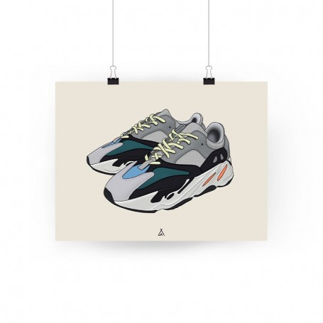 Yeezy Boost 700 Wave Runner Poster | La Sneakerie