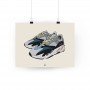Yeezy Boost 700 Wave Runner Poster | La Sneakerie