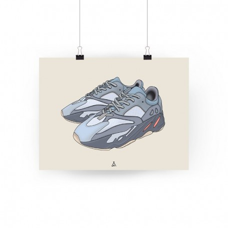 Poster Yeezy Boost 700 Inertia | La Sneakerie