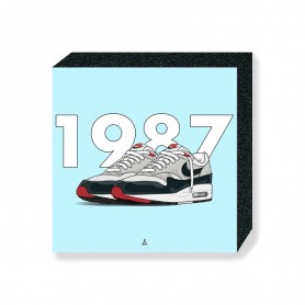 Wandbild Bloc Air Max 1 Obsidian Bloc Mural Air Max 1 Obsidian | La Sneakerie