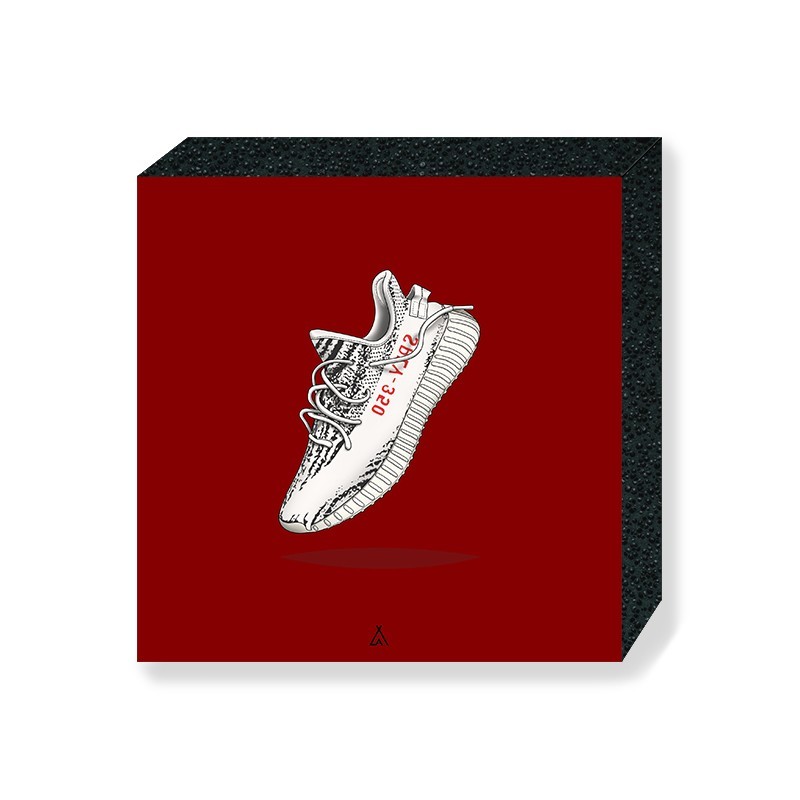 Zebra print hot sale yeezys