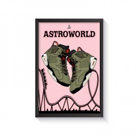 Rahmen Air Jordan 6 x Travis Scott Cadre Air Jordan 6 x Travis Scott | La Sneakerie