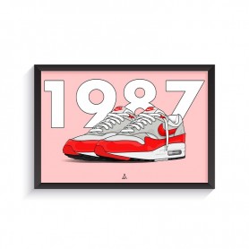 Rahmen Air Max 1 OG Red Cadre Air Max 1 OG Red | La Sneakerie