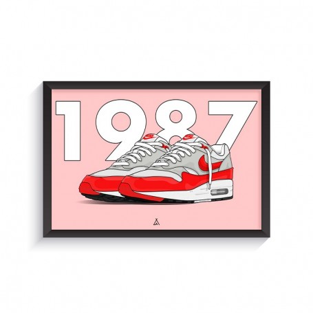 Cadre Air Max 1 OG Red | La Sneakerie