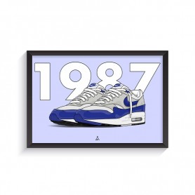 Rahmen Air Max 1 OG Blue Cadre Air Max 1 OG Blue | La Sneakerie