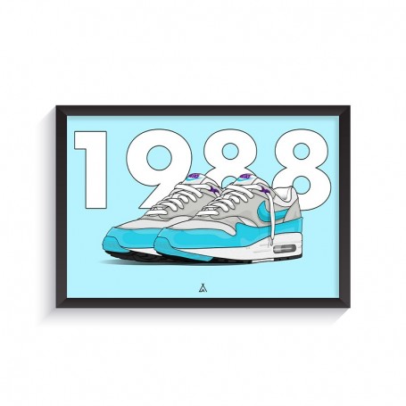 Cadre Air Max 1 Aqua | La Sneakerie