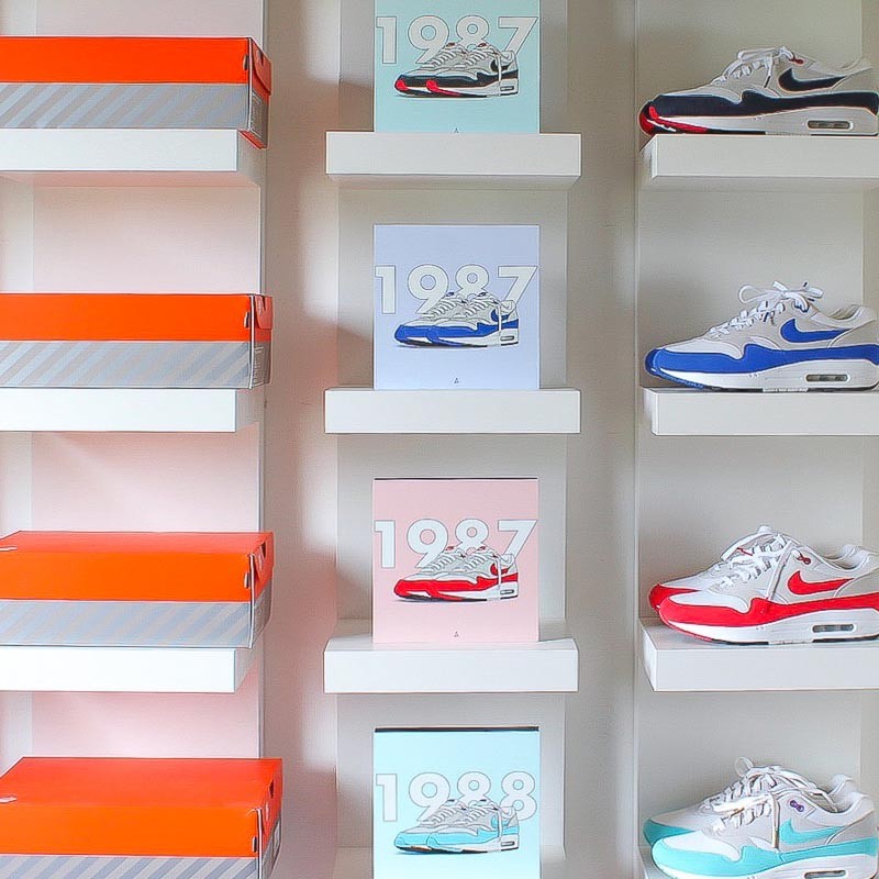 Air Max 1 OG Red Square Print La Sneakerie