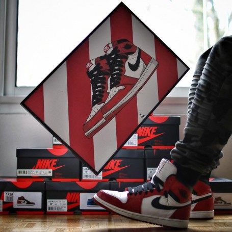 Cadre Air Jordan 1 Chicago | La Sneakerie Cadre Air Jordan 1 Chicago | La Sneakerie