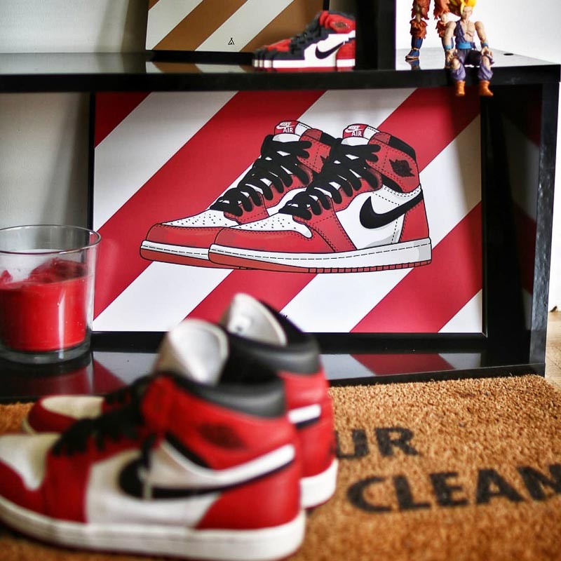 cadre sneakers air jordan 1 cadre sneakers air jordan 1