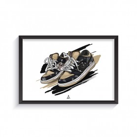 Rahmen SB Dunk Low Travis Scott Cadre SB Dunk Low Travis Scott | La Sneakerie