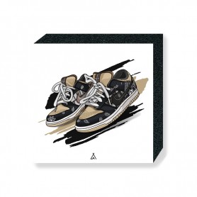 Wandbild Bloc SB Dunk Low Travis Scott Bloc Mural SB Dunk Low Travis Scott | La Sneakerie
