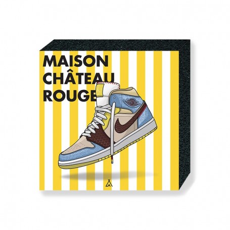 Air Jordan 1 x Maison Château Rouge Square Print | La Sneakerie
