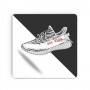 Yeezy Boost 350 V2 Zebra Square Coaster | La Sneakerie
