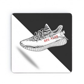 Magnet carré Yeezy Boost 350 V2 Zebra Magnet carré Yeezy Boost 350 V2 Zebra | La Sneakerie