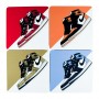 Air Jordan 1 Square Magnets Pack x4 | La Sneakerie