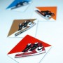 Magnet carré Air Jordan 1 UNC Obsidian | La Sneakerie