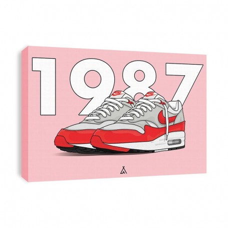 Leinwand Air Max 1 OG Red | La Sneakerie