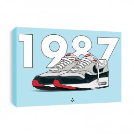 Leinwand Air Max 1 Obsidian Tableau Air Max 1 Obsidian | La Sneakerie