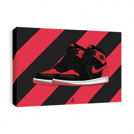 Tableau Air Jordan 1 Banned | La Sneakerie