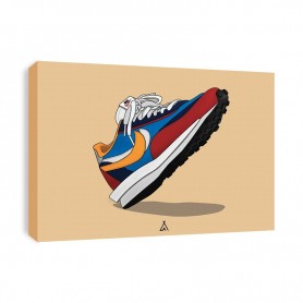 Leinwand Sacai LD Waffle Blue Multi Tableau Sacai LD Waffle Blue Multi | La Sneakerie