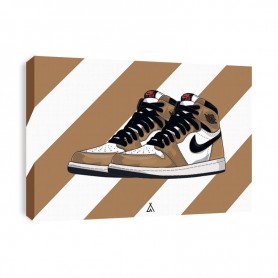 Leinwand Air Jordan 1 Rookie Of The Year Air Jordan 1 Rookie Of The Year Canvas Print | La Sneakerie