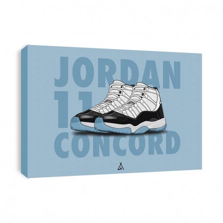 Tableau Air Jordan 11 Concord | La Sneakerie