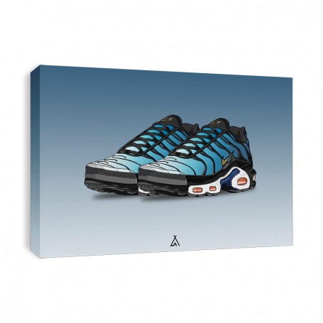 Leinwand Air Max Plus Hyper Blue | La Sneakerie