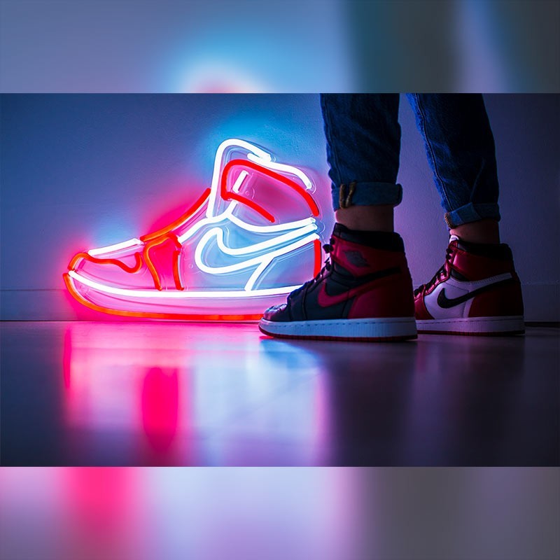Neon LED Air Jordan 1 La Sneakerie