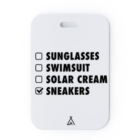 Etiquette bagage Check List Check List Luggage Tag | La Sneakerie