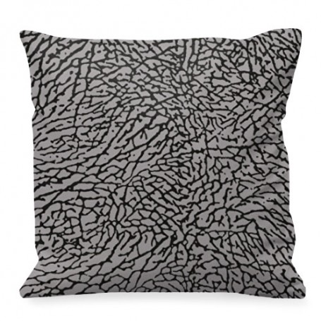 Elephant Print Square Cushion | La Sneakerie