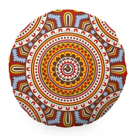 Coussin rond Inspiration MCR Tissu Wax Coussin rond Inspiration MCR Tissu Wax | La Sneakerie