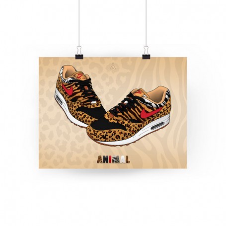 Air Max 1 Animal Poster | La Sneakerie