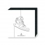 One Line Air Jordan 1 Square Print | La Sneakerie