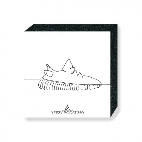 Bloc Mural Yeezy Boost 350 One Line | La Sneakerie