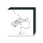 One Line Gel-Lyte III Square Print | La Sneakerie