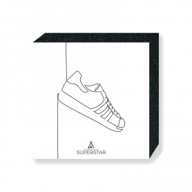 Bloc Mural Superstar One Line Bloc Mural Superstar One Line | La Sneakerie