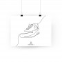 One Line Air Max 1 Poster | La Sneakerie