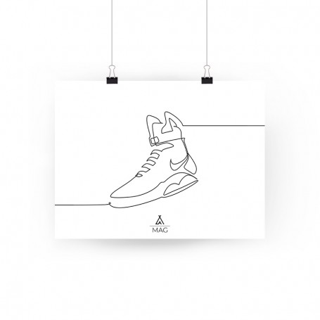 Poster MAG One Line | La Sneakerie