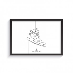 Cadre Air Jordan 1 One Line Cadre Air Jordan 1 One Line | La Sneakerie