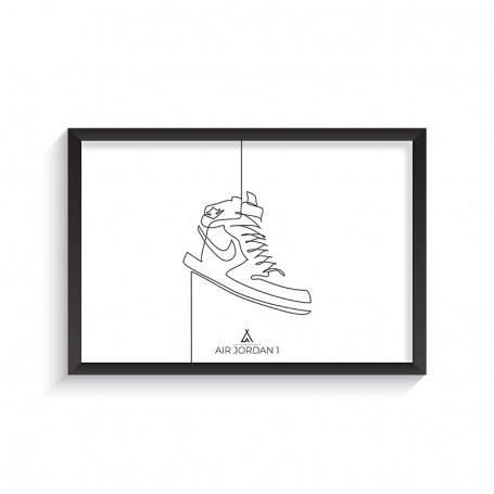 Cadre Air Jordan 1 One Line | La Sneakerie