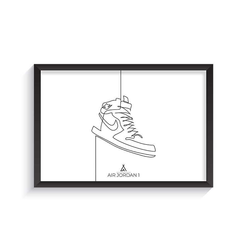 Cadre Air Jordan 1 One Line La Sneakerie