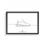Rahmen Yeezy Boost 350 One Line | La Sneakerie